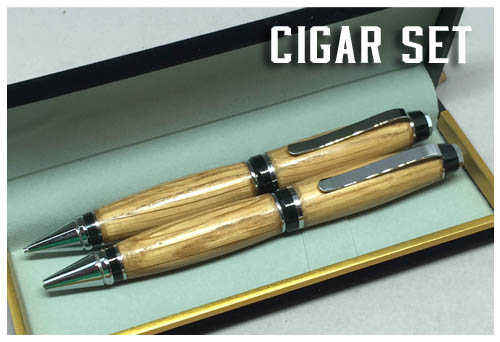 Cigar Pen & Pencil Set