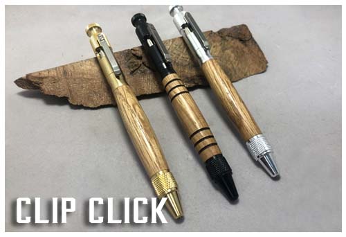 Clip Click Bolt Action Pen